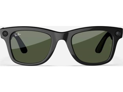 mg ray ban meta wayfarer standard shiny black green ien556488