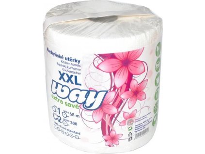 papirove uterky way xxl 2vr celuloza navin 55m 300 utrzku 1 role ien479470