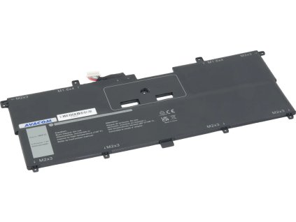 avacom dell xps 9365 li pol 7 6v 6050mah 46wh ien452236