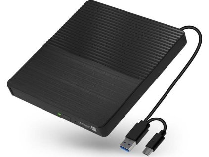 connect it 3v1 slimdrive externi cd dvd mechanika usb c a ien569929