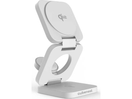 cubenest 3v1 qi2 skladaci bezdratova magneticka nabijecka eq310 bila ien574116