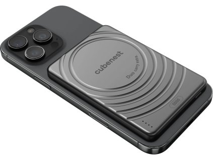 cubenest magneticka bezdratova powerbanka slimdual 5000 mah s1b3d cerna ien553045