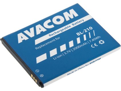 baterie do mobilu lenovo a536 li ion 3 7v 2000mah nahrada bl210 ien277692