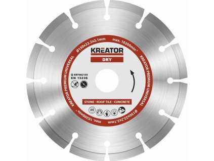 kreator krt082103 diamantovy kotouc segmentovy 150mm premium ien494853