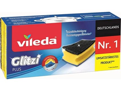 vileda 138203 penova houbicka na nadobi glitzi plus 3 ks ien480385