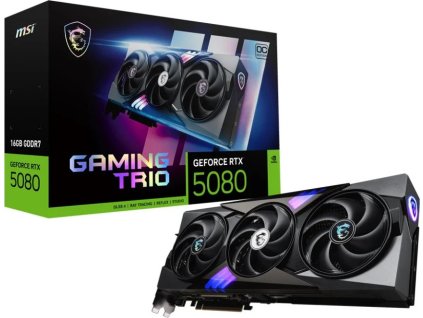 msi geforce rtx 5080 16g gaming trio oc ien537593