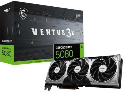 msi geforce rtx 5080 16g ventus 3x oc ien544394