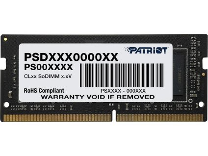 patriot signature 16gb ddr4 3200mhz so dimm cl22 ien444530