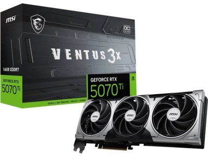 msi geforce rtx 5070 ti 16g ventus 3x oc ien541008