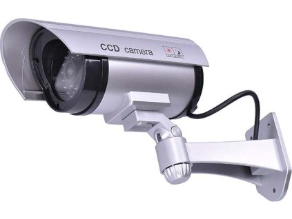 solight maketa bezpecnostni kamery na stenu led dioda 2 x aa ien501274