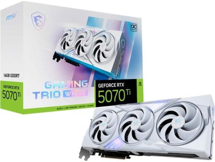 msi geforce rtx 5070 ti trio oc white ien572742