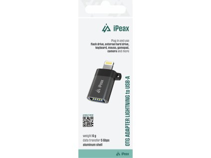 ipeax adapter otg lightning usb a samice cerny ien566771