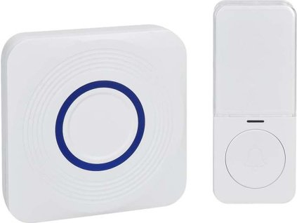 solight bezdratovy zvonek bateriovy usb 200m bily learning code ien522241