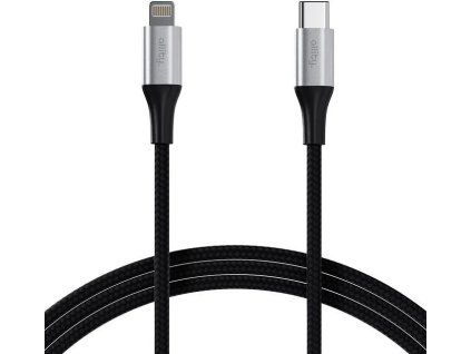 datovy kabel allity auc 01 usb c lightning 2m 27w cerny ien533717
