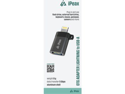 ipeax adapter otg lightning usb a samice cerny ien566771