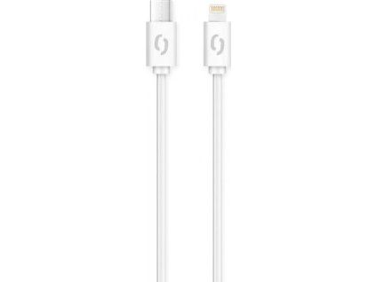datovy kabel aligator power 3a usb c lightning 1m bily ien382358