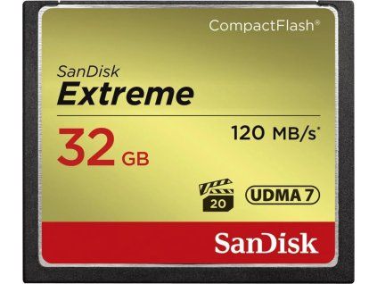 sandisk extreme compactflash 32gb 120mb s ien395404
