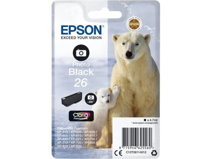 epson t2611 ink photo black original ien271928