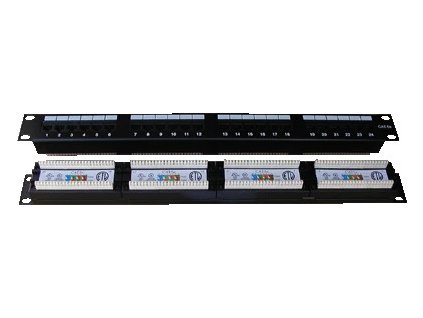patch panel 19 patch panel 24x rj 45 cat 5e utp 1u ien93584