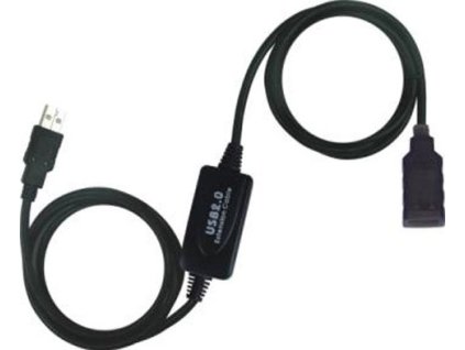 KABEL USB 2.0 repeater a prodlužovací kabel A/M-A/F 10m