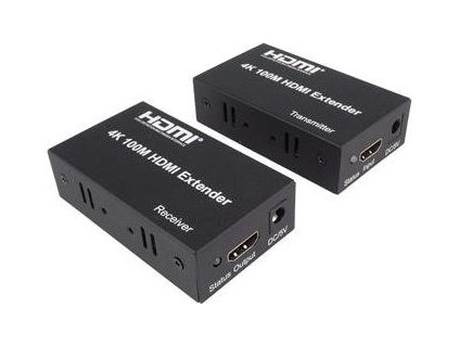 PremiumCord 4K HDMI extender na 100m přes jeden kabel Cat5e/Cat6