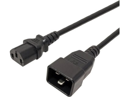 premiumcord kabel sitovy propojovaci 230v 10a 2m konektory iec 320 c13 iec 320 c20 ien328880