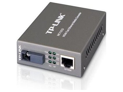 TP-Link MC112CS, Transceiver 10/100, support SC fiber singlmode