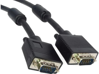 KB KABEL VGA PŘÍPOJNÝ K MONITORU 15M/15M 5M (stíněný)