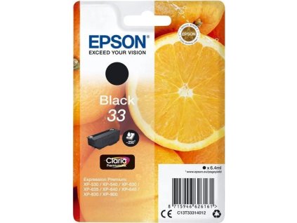 epson singlepack 33 claria ink t3331 cerna originalni ien270260