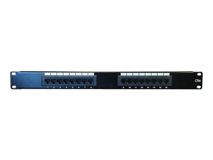19 utp patch panel 16 port cat 5e ien115756