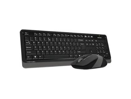 a4tech set klavesnice a mysi fg1010 fstyler bezdratovy sedy ien353007