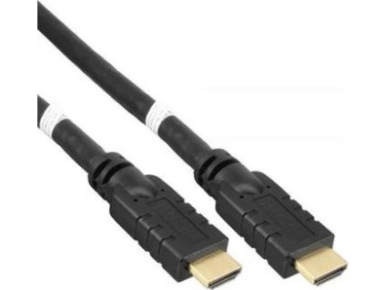 hdmi high speed with ether 4k 60hz kabel se zesilovacem 10m 3x stineni m m zlacene konektory ien352039