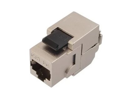 solarix keystone cat5e stp rj45 cerny samorezny ien125080