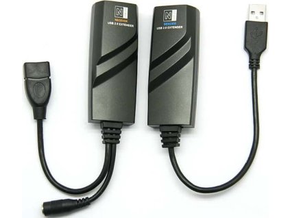 PremiumCord USB 2.0 extender po Cat5/Cat5e/Cat6 do 100m