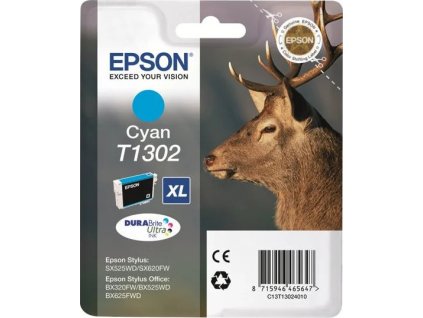 epson t1302 cyan 10 1ml pro stylus sx525wd sx620fw stylus office bx320fw bx525wd bx625fwd originalni ien270250