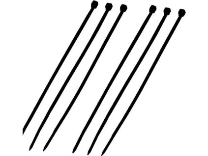 datacom stahovaci paska 2 5x200 cerna 100ks ien394770