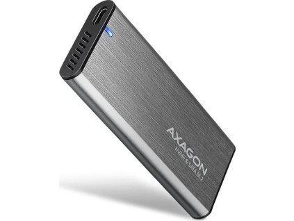 axagon eem2 sg2 usb c 3 2 gen 2 m 2 nvme sata ssd kovovy raw box bezsroubkovy stribrny ien395423