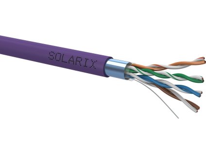 SOLARIX kabel, CAT5E, FTP LSOH, drát, 305m, box