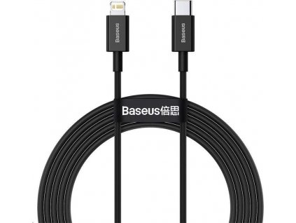 Baseus Superior Series rychlonabíjecí kabel USB-C/Lightning 20W 1m černá