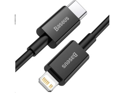Baseus Superior Series rychlonabíjecí kabel Type-C/Lightning 20W 1m černá