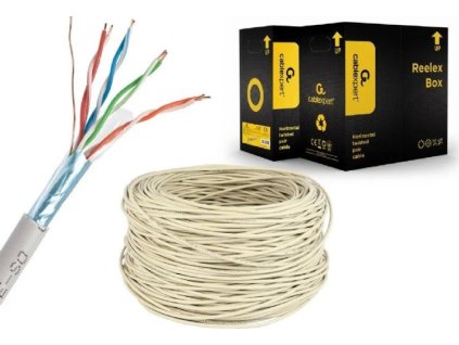 Gembird FTP LAN cat5e drát 305m
