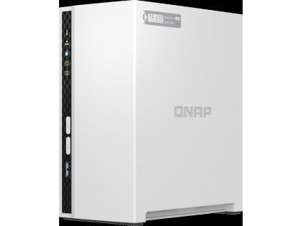 QNAP TS-233 (4core 2,0GHz + NPU, 2GB DDR4 RAM, 2x SATA, 1x GbE, 1x USB 2.0, 1x USB 3.2)