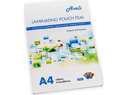 aveli laminovaci folie 100ks a4 200mic 2x100 leskle ien316676