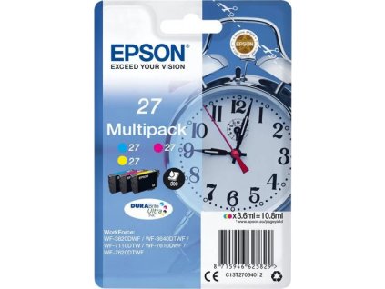epson multipack 3 barevna 27 c13t27054010 original ien273474