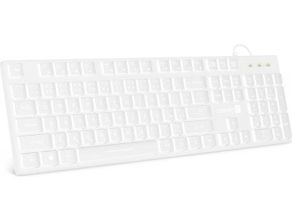 connect it chocolate whitestar kancelarska podsvicena klavesnice cz sk bila ien443431