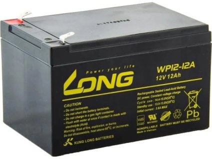 long 12v 12ah oloveny akumulator f2 wp12 12a ien345136