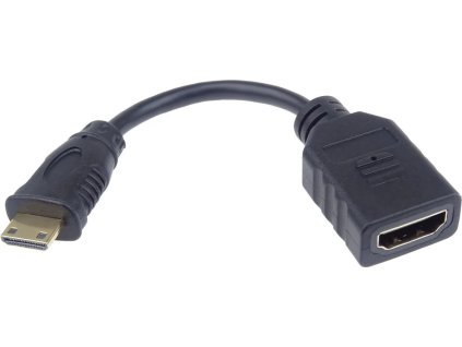 Flexi adaptér HDMI Typ A samice - mini HDMI Typ C samec pro ohebné zapojení