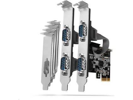 AXAGON PCEA-S4N, PCIe řadič - 4x sériový port