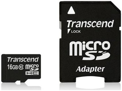 Transcend microSDHC 16GB Class10 (TS16GUSDHC10)