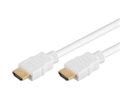 premiumcord hdmi high speed ethernet kabel bily zlacene konektory 15m ien349359